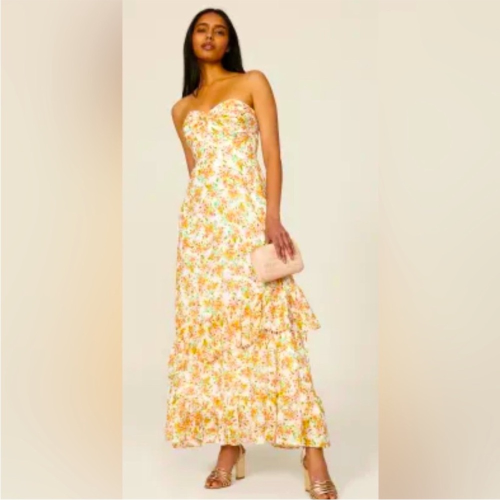 Shoshanna Multicolor Floral Maxi Dress